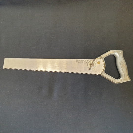 Пила ножовка с металлической ручкой. СССР